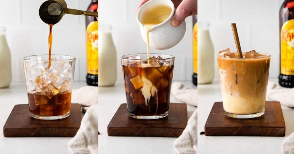 Gingerbread Eggnog White Russian Cocktail 